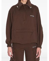 The Attico - Sweatshirt mit Reißverschluss - Lyst