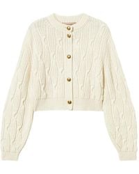 Twinset - Cropped Wool-Blend Cardigan - Lyst