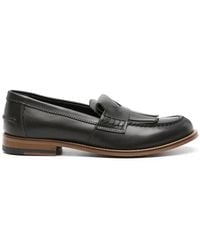 SCAROSSO - Bridget Leather Loafers - Lyst