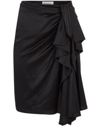Nina Ricci - Asymmetric Bow-Detail Skirt - Lyst