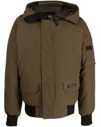 Canada Goose - Chilliwack Hooded Arctic-tech Bomber Jacket Military Green - Lyst