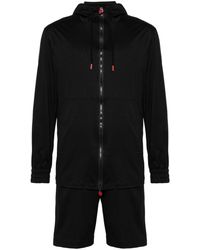 Kiton - Cotton Hoodie And Shorts Set - Lyst