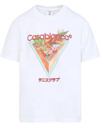 CASABLANCA - T -Shirts und Polos weiß - Lyst
