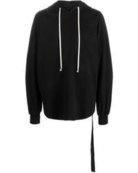 Rick Owens - Jumbo Cut-out Cotton Hoodie - Lyst