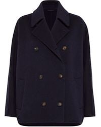 Brunello Cucinelli - Doppelreihige Jacke - Lyst