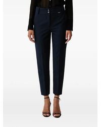 Fracomina - Pressed-Crease Tailored Trousers - Lyst