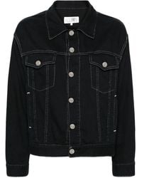 MM6 by Maison Martin Margiela - Denim Outerwear - Lyst