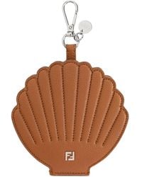 Fendi - Shell-Shaped Charm Keyring - Lyst
