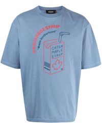 DSquared² - Camiseta Con Logo Estampado - Lyst