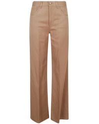 Dondup - Logo-Plaque Wide-Leg Jeans - Lyst