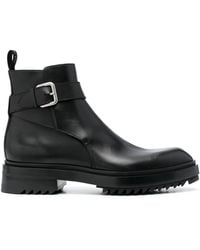 Lanvin - Alto Leather Ankle Boots - Lyst