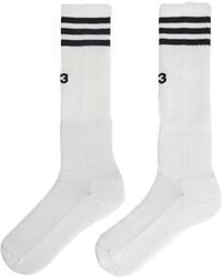 Y-3 - Striped Socks - Lyst