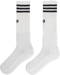 Y-3 - Striped Socks - Lyst
