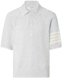Thom Browne - Polo Holgado Con Motivo 4-Bar - Lyst
