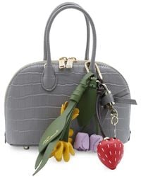Self-Portrait - Mini Croc-Effect Leather Tote Bag - Lyst
