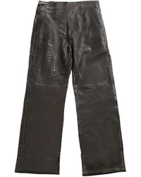 Rick Owens - Broek Met Geborstelde Afwerking - Lyst