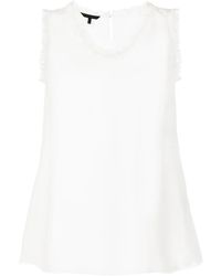Shiatzy Chen - Bead-Embellished Silk Sleeveless Blouse - Lyst