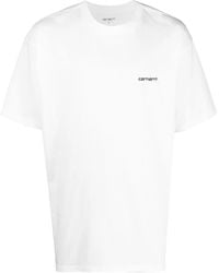 Carhartt - Script Embroidery T-Shirt - Lyst