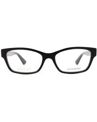 Gucci - Brille Mit Gg-Logo - Lyst