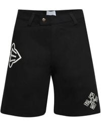 Rhude - Cross Logo Twill Shorts - Lyst