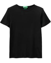 Benetton - Crew-Neck Short-Sleeve T-Shirt - Lyst