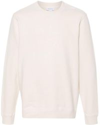 Sunspel - Katoenen Sweater Met Ronde Hals - Lyst