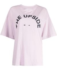 The Upside - Akasha Laura Organic Cotton T-shirt - Lyst