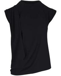Vince - Chaleco De Punto Drapeado - Lyst