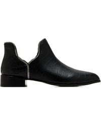 Senso - Crocodile-Effect Boots - Lyst