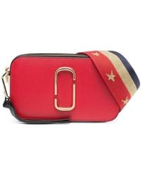 Marc Jacobs - Americana Snapshot Leather Shoulder Bag - Lyst