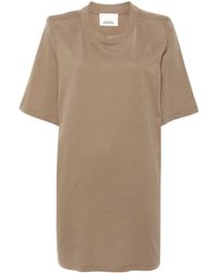 Isabel Marant - Zayenne Logo-embroidered T-shirt Dress - Lyst
