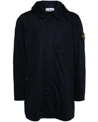 Stone Island - Compass-badge Cotton Hooded Jacket - Lyst