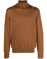 D4.0 - Virgin Wool Roll-Neck Jumper - Lyst