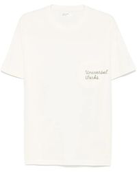 Universal Works - Logo-Print T-Shirt - Lyst