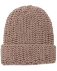 Liska - Arala Chunky-Knit Cashmere Beanie Hat - Lyst