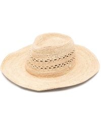 Helen Kaminski - Crochet-Knit Wide-Brim Hat - Lyst
