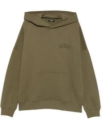 Balmain - Logo-Print Cotton Hoodie - Lyst