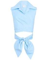 Patou - Draped Sleeveless Top - Lyst