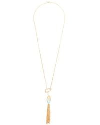 forte_forte - Glass-Bead Tassel Necklace - Lyst