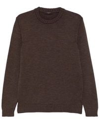Zanone - Ribbed-Knit Crew-Neck Sweater - Lyst