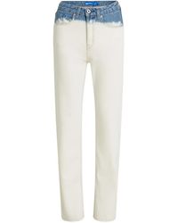 Karl Lagerfeld - Jeans Mit Bleach-Effekt - Lyst