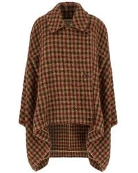 Uma Wang - Abrigo a cuadros - Lyst
