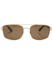 Ray-Ban - Tortoiseshell-detail Square-frame Sunglasses - Lyst