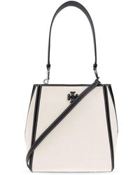 Tory Burch - Mcgraw Canvas Bucket Bag - Lyst