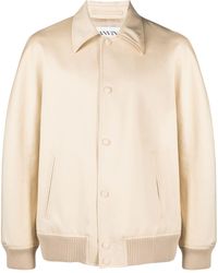 Lanvin - Pointed-collar Bomber Jacket - Lyst