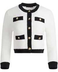 Alice + Olivia - Claira Cropped Cardigan - Lyst
