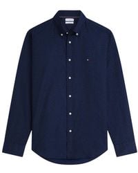 Tommy Hilfiger - Button-Down Overhemd Met Microprint - Lyst