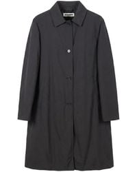 Jil Sander - Single-Breasted Button-Fastening Coat - Lyst