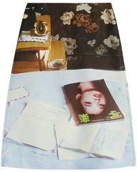 Jil Sander - プリント スカート - Lyst
