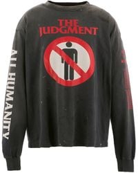 SAINT Mxxxxxx - T-Shirt Imprimé À Manches Longues - Lyst